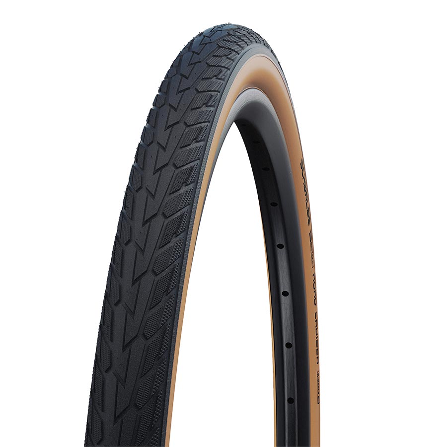 Schwalbe Road Cruiser Mountain Tire 27x1-1/4 Wire GreenCompound K-Guard 50TPI Black - Schwalbe Tires