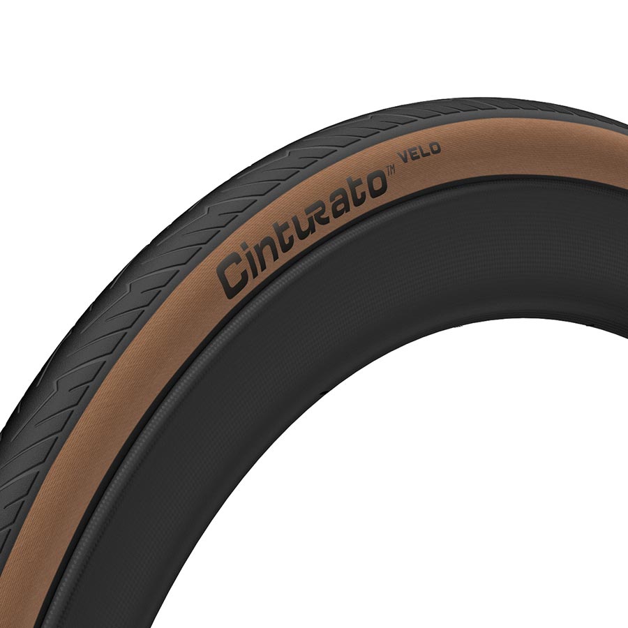 Pirelli Cinturato Velo TLR Tire - 700 x 28 Tubeless Folding Classic Tan - Pirelli Tires