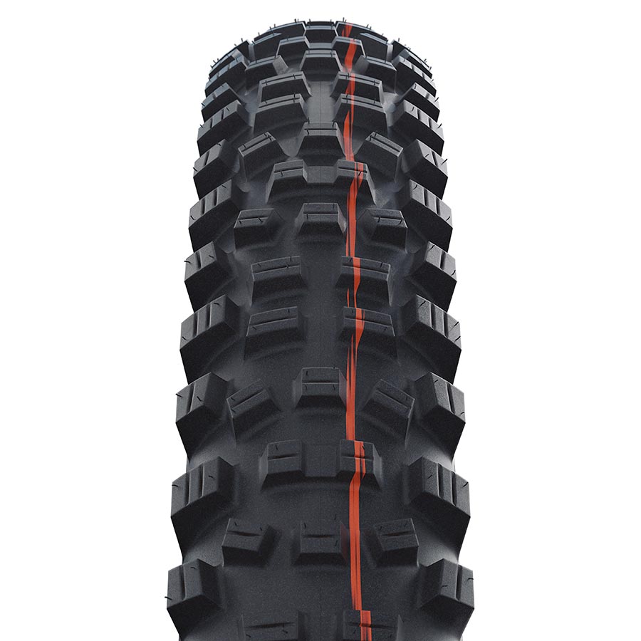 Schwalbe Hans Dampf Tire - 29 x 2.35 Tubeless Folding BLK/Bronze Evolution Line Super Trail Addix Soft - Schwalbe Tires