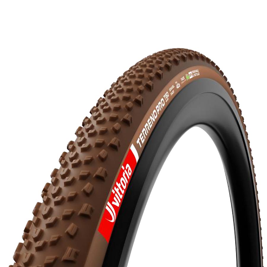 Vittoria Terreno Pro T60 Gravel Tire 700x40C Folding Tubeless Ready Brown - Vittoria Tires