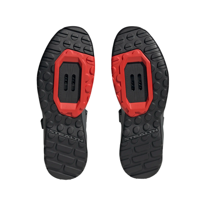 Five Ten Men's Trailcross Clip-In Bike Shoes Core Black Grey Three Red - Five Ten Bike Shoes