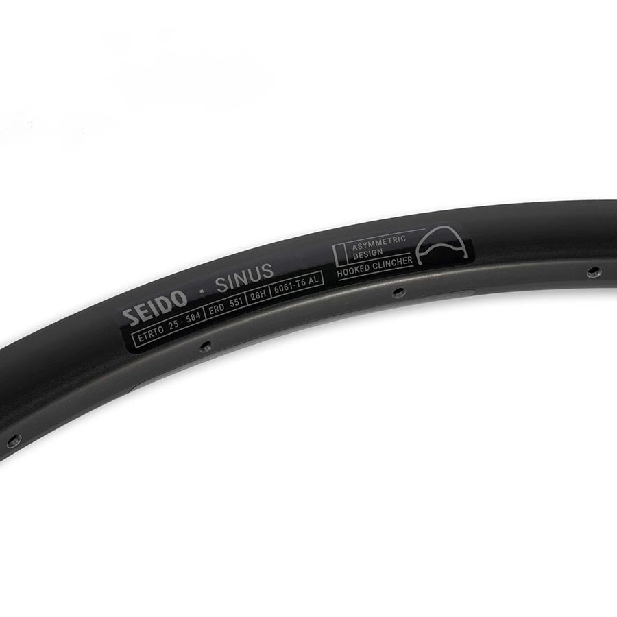 Seido Sinus Rim 650B Holes: 28 Black - Seido Rims