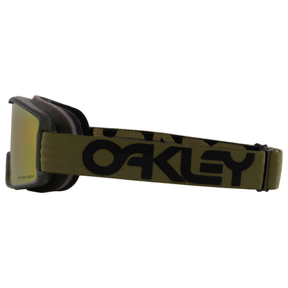 Oakley Youth Line Miner Snow Goggles Matte B1B Dark Brush Prizm Sage Gold Iridium - Oakley Snow Goggles