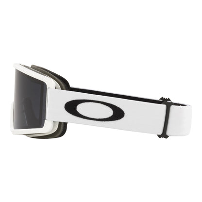 Oakley Target Line L Snow Goggles Matte White Dark Grey - Oakley Snow Goggles