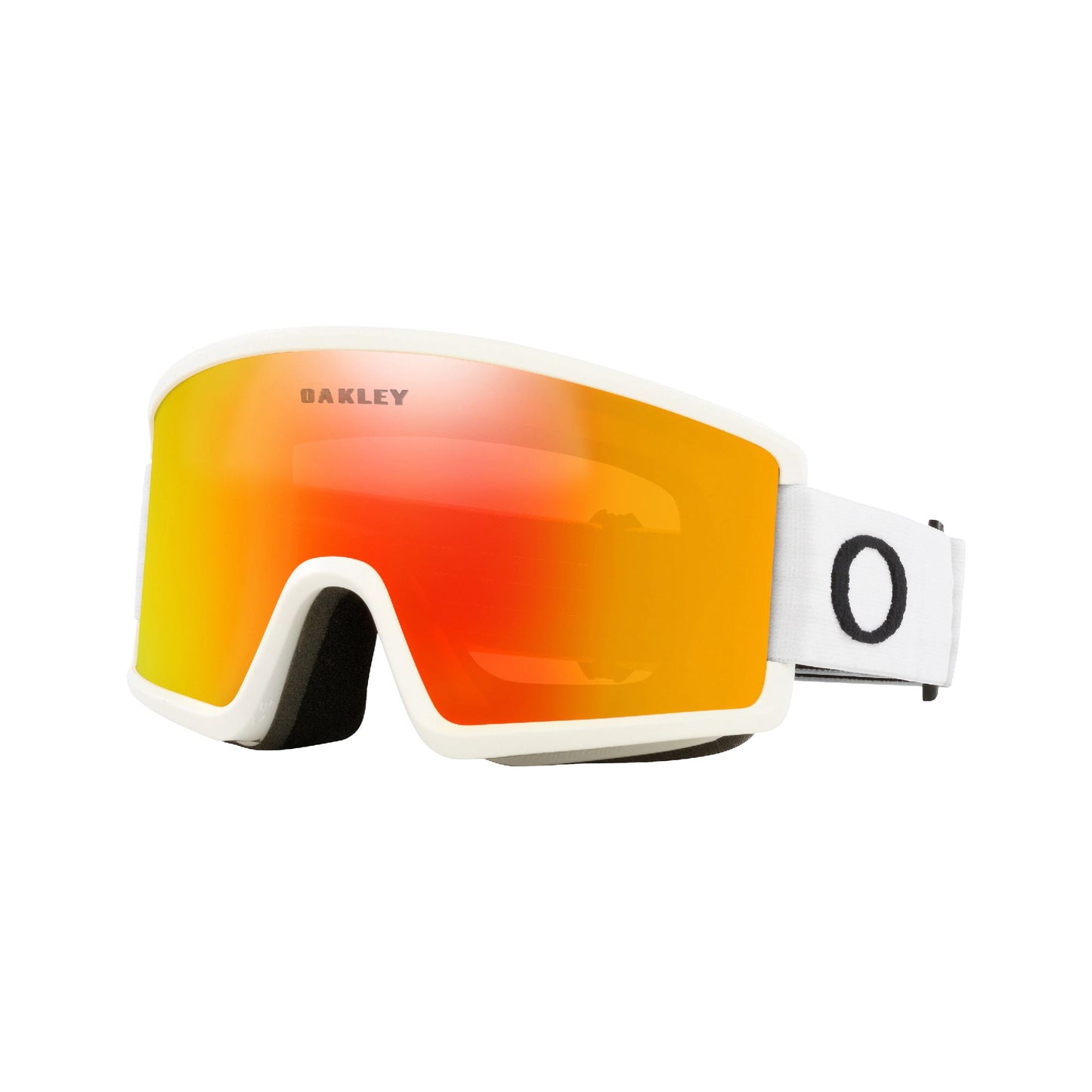 Oakley Target Line L Snow Goggles Matte White / Fire Iridium Snow Goggles