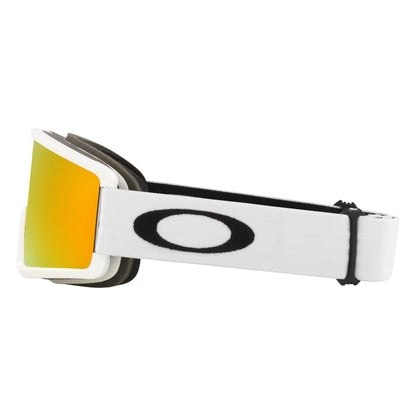 Oakley Target Line L Snow Goggles Matte White Fire Iridium - Oakley Snow Goggles