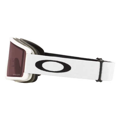 Oakley Target Line L Snow Goggles Matte White Prizm Dark Grey - Oakley Snow Goggles