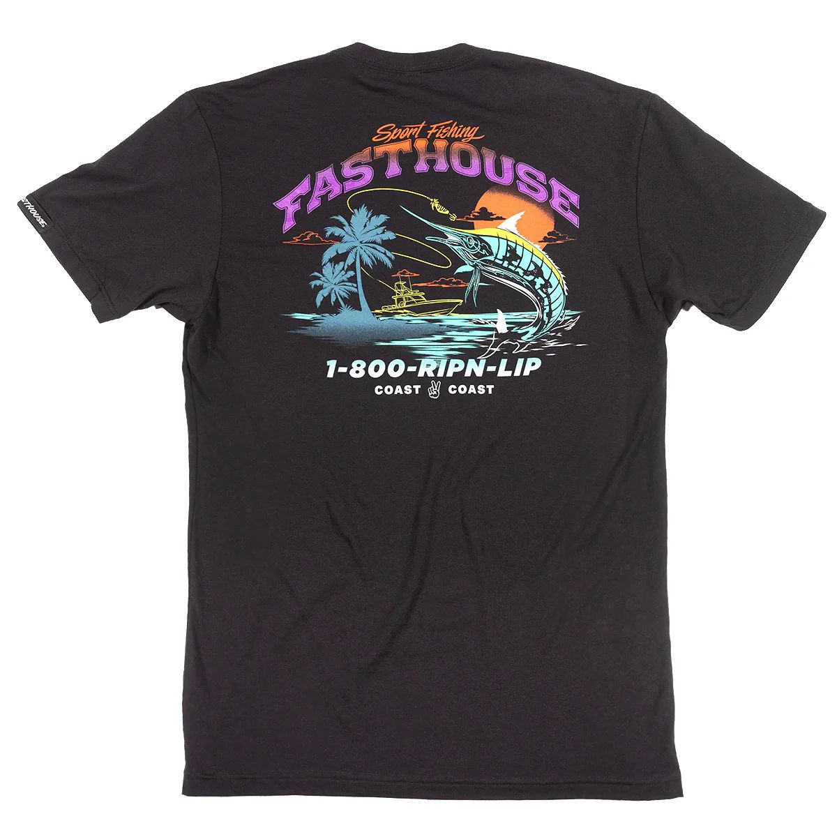 Fasthouse Panama SS Tee Black - Fasthouse SS Shirts