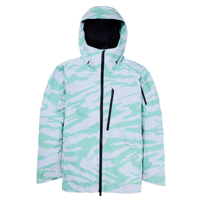 Men's Burton [ak] Cyclic GORE-TEX 2L Jacket Oversized Zebra - Burton Snow Jackets