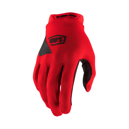 100% Ridecamp Youth Gloves Red YM - 100 Percent Bike Gloves