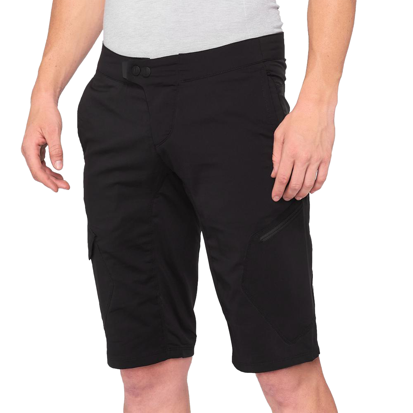 100% Men's Ridecamp Shorts Black 34 Bike Shorts
