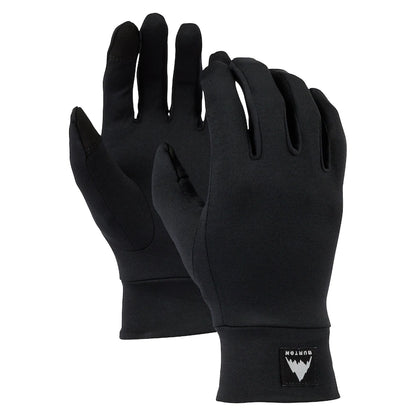 Burton Touchscreen Glove Liner True Black - Burton Snow Gloves