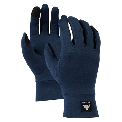Burton Touchscreen Glove Liner Dress Blue - Burton Snow Gloves