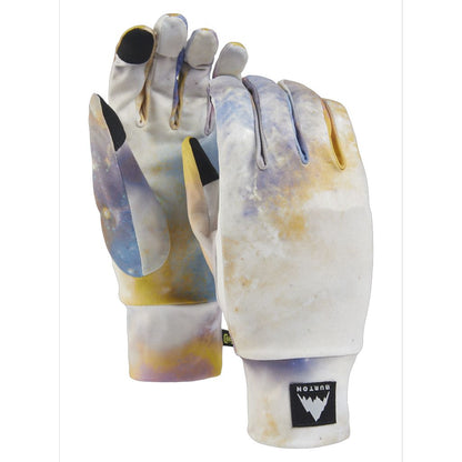 Women's Burton Touch N Go Glove Liner Stout White Voyager - Burton Snow Gloves