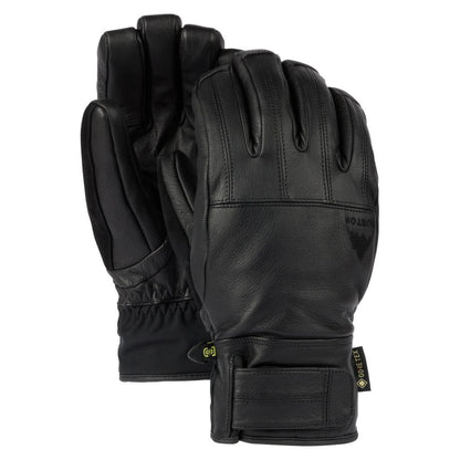 Men's Burton Gondy GORE-TEX Leather Gloves True Black - Burton Snow Gloves