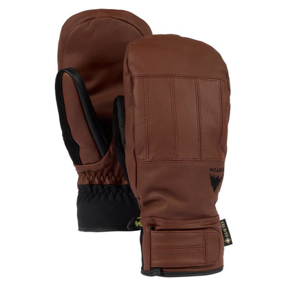 Men's Burton Gondy GORE-TEX Leather Mittens Brown - Burton Snow Mitts