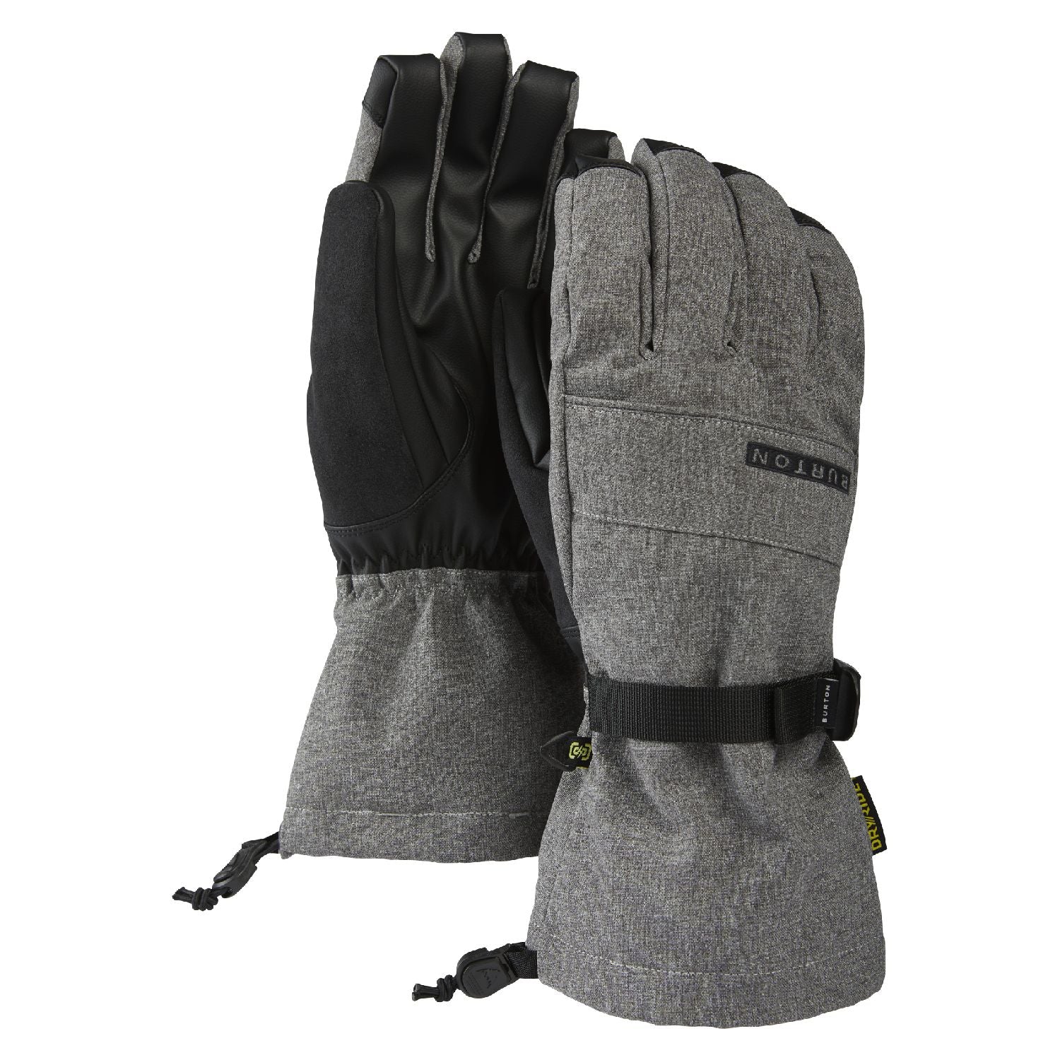 Men's Burton Profile Gloves Gray Heather - Burton Snow Gloves