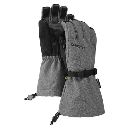 Kids' Burton GORE-TEX Gloves Gray Heather - Burton Snow Gloves