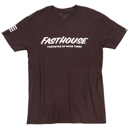 Fasthouse Logo Tee Oxblood - Fasthouse SS Shirts