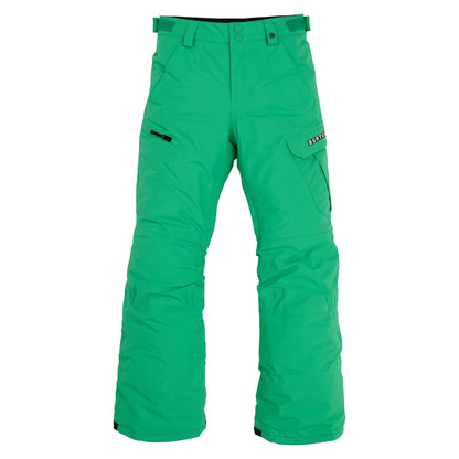 Boys' Burton Exile 2L Cargo Pants Galaxy Green - Burton Snow Pants