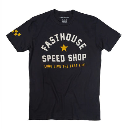 Fasthouse Fast Life Tee Black - Fasthouse SS Shirts
