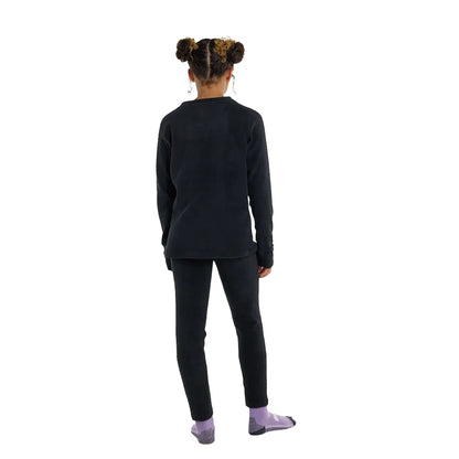 Kids' Burton Fleece Base Layer Set True Black - Burton Base Layers