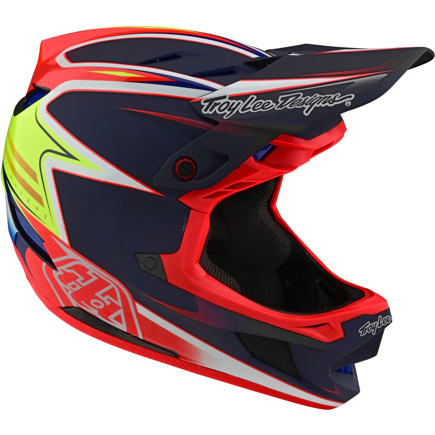 Troy Lee Designs D4 Carbon Helmet Black/Red L Bike Helmets