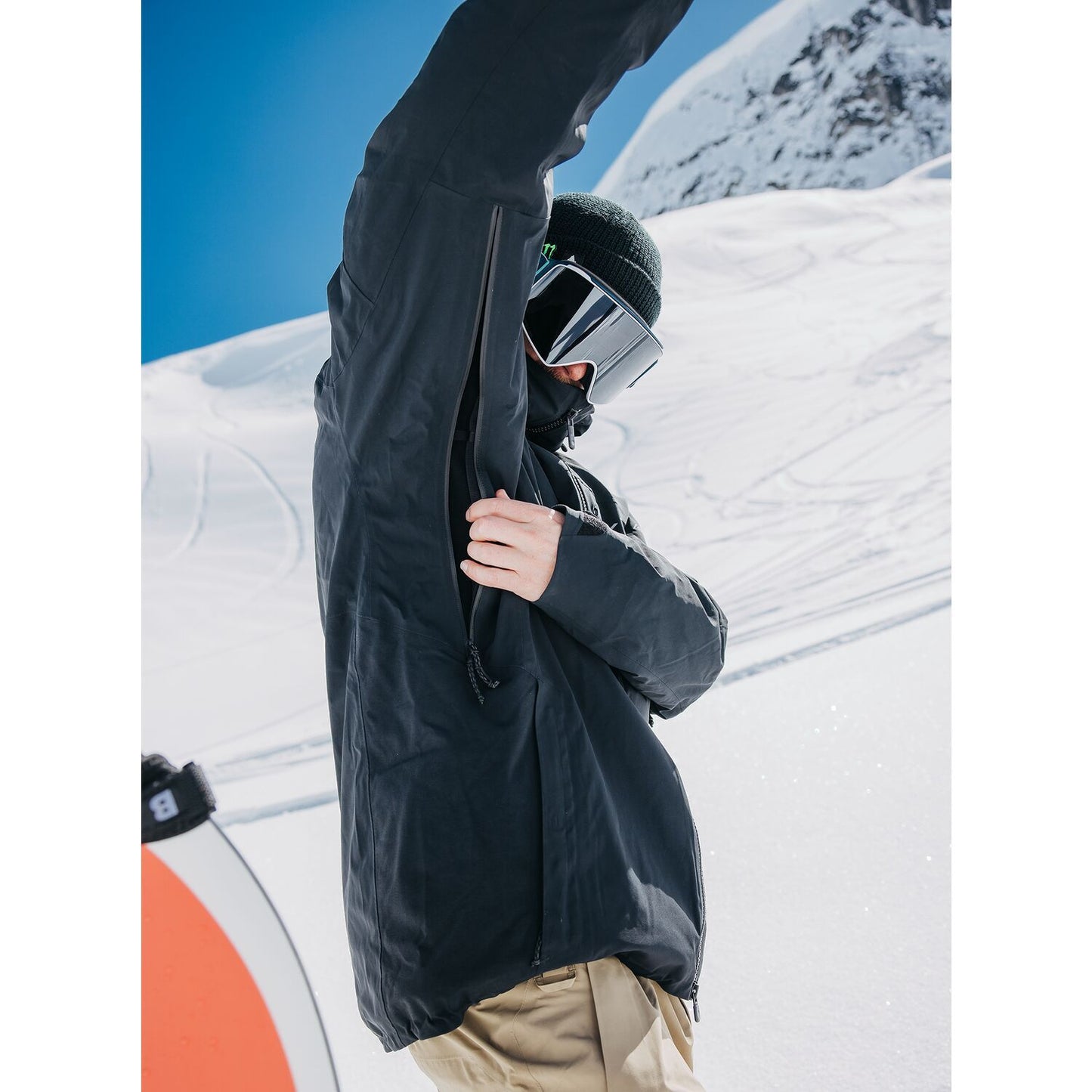 Men's Burton [ak] Helitack GORE-TEX 2L Stretch Jacket True Black Snow Jackets