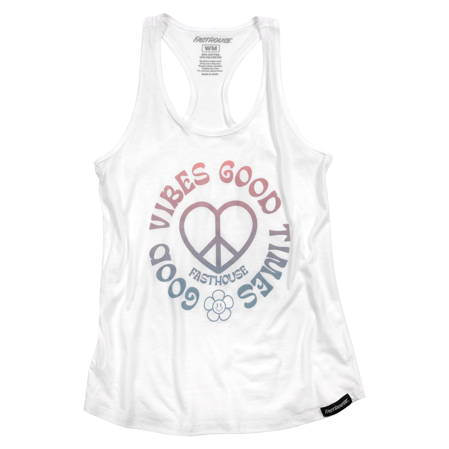 Fasthouse Women's Vivid Tank White Tank Top