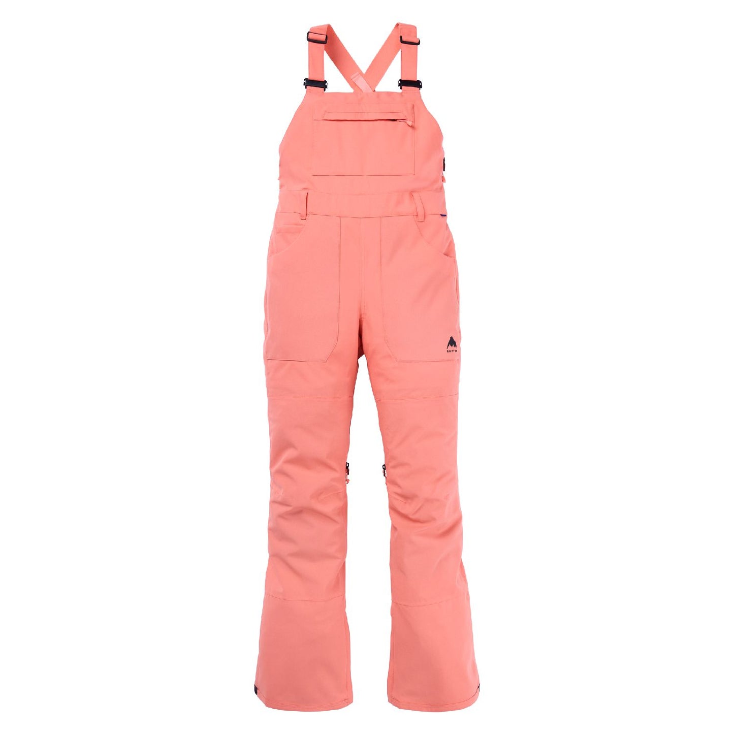 Women's Burton Avalon Stretch 2L Bib Pants Peach Echo - Burton Snow Pants