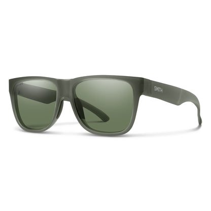 Smith Lowdown 2 Sunglasses Matte Moss Crystal ChromaPop Polarized Gray Geen - Smith Sunglasses
