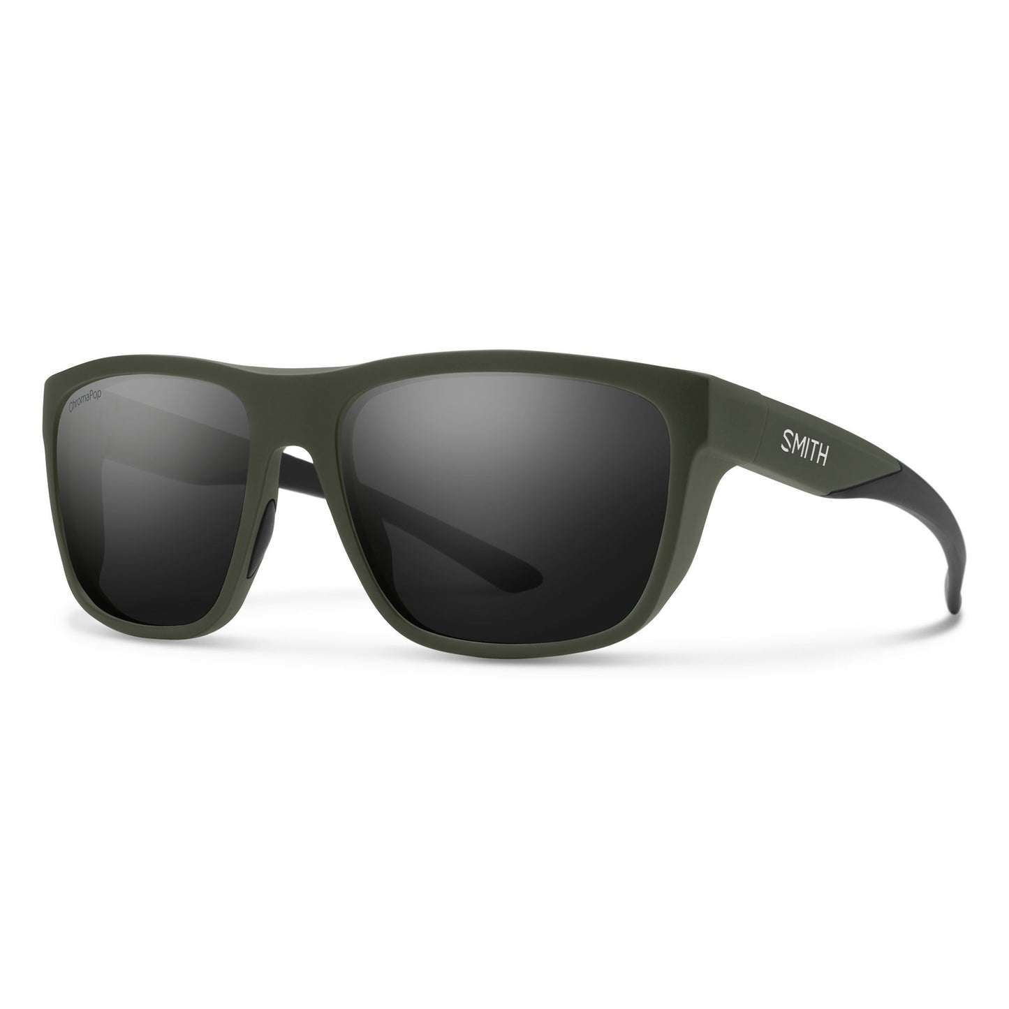 Smith Barra Sunglasses Matte Moss / ChromaPop Polarized Black Sunglasses