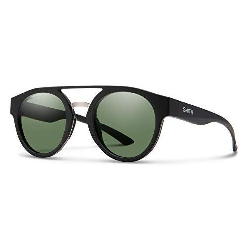 Smith Range Sunglasses Matte Black ChromaPop Polarized Gray Green - Smith Sunglasses