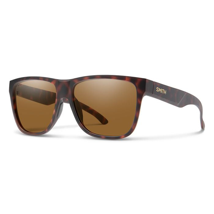 Smith Lowdown XL 2 Sunglasses Matte Tortoise ChromaPop Polarized Brown+ - Smith Sunglasses