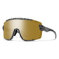 Smith Wildcat Sunglasses Matte Gray Marble ChromaPop Polarized Bronze Mirror Sunglasses