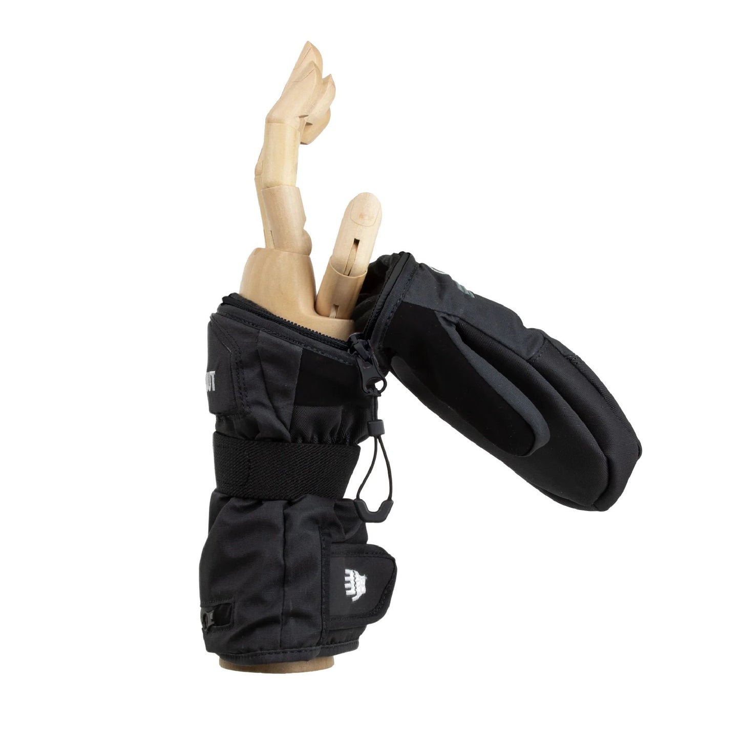 Hand Out Sport Mittens Black Snow Mitts