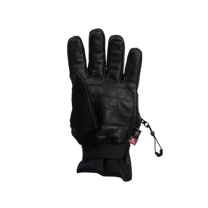 Hand Out Mi-Low Gloves Black Leather - Hand Out Snow Gloves
