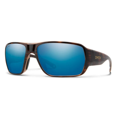 Smith Castaway Sunglasses Tortoise ChromaPop Glass Polarized Blue Mirror - Smith Sunglasses