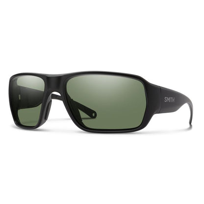Smith Castaway Sunglasses Matte Black ChromaPop Polarized Gray Green - Smith Sunglasses