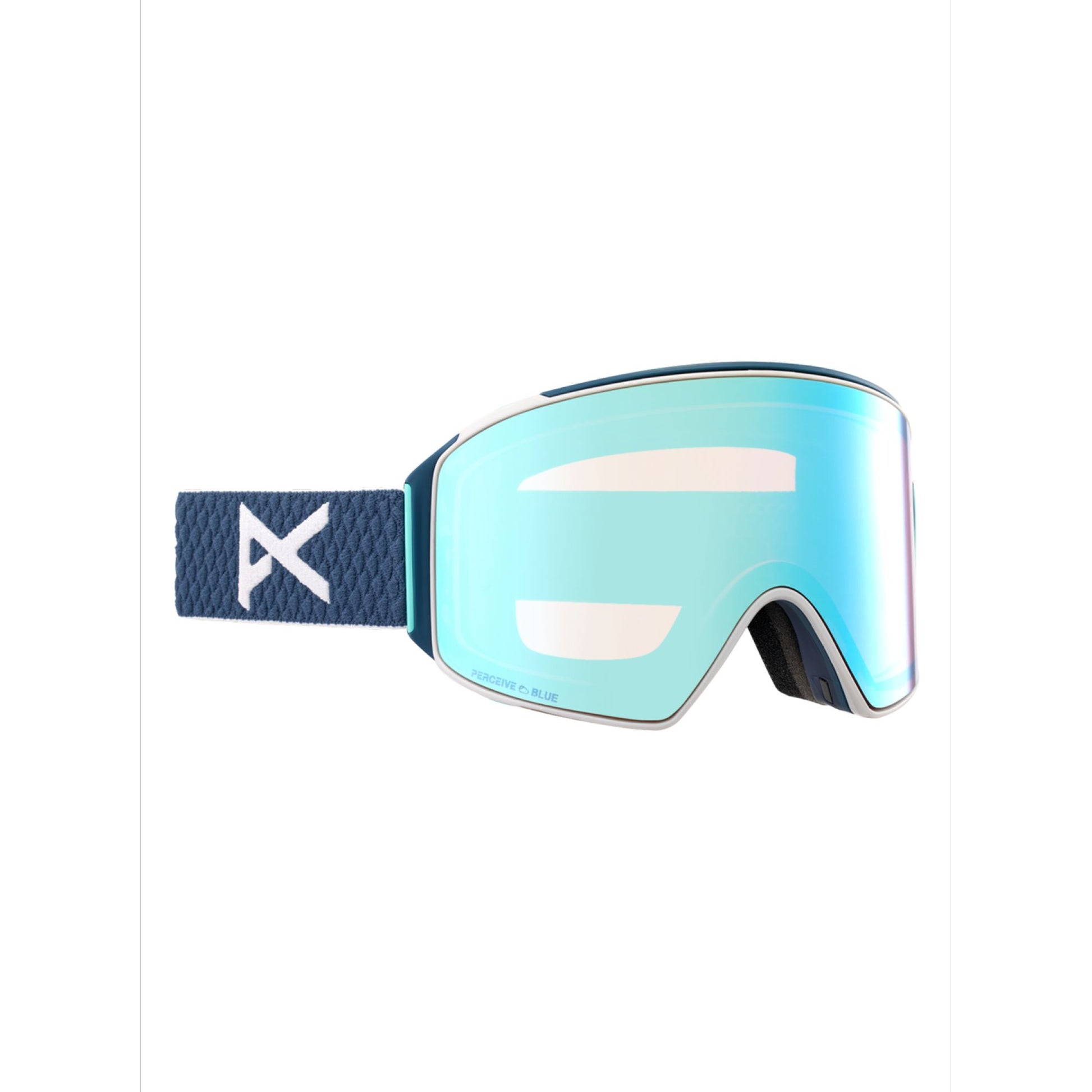 Anon M4 Cylindrical Goggles + Bonus Lens + MFI Face Mask Nightfall / Perceive Variable Blue Snow Goggles