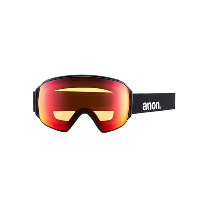 Anon M4 Toric Goggles + Bonus Lens + MFI Face Mask Black Perceive Sunny Red - Anon Snow Goggles