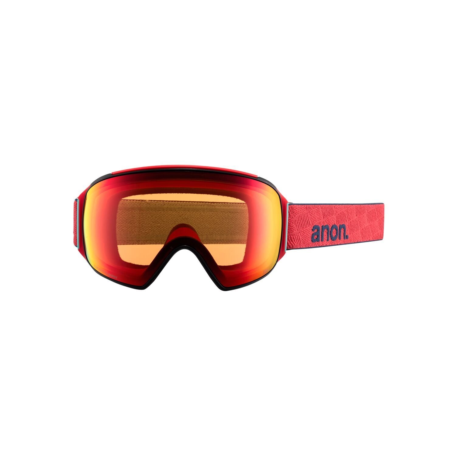Anon M4 Toric Goggles + Bonus Lens + MFI Face Mask - Low Bridge Fit Coral / Perceive Sunny Bronze Snow Goggles