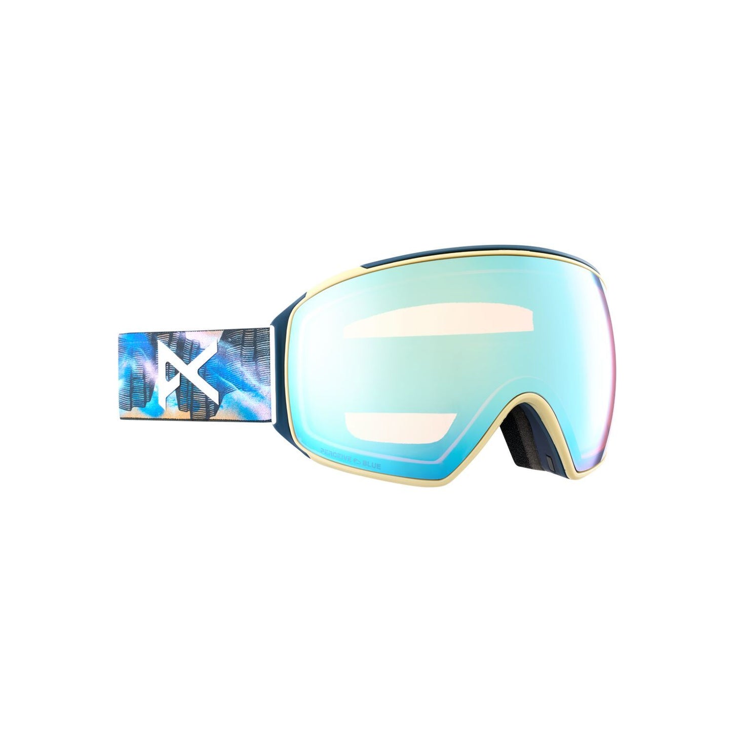 Anon M4 Toric Goggles + Bonus Lens + MFI Face Mask Chet Malinow / Perceive Variable Blue Snow Goggles