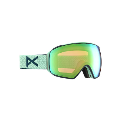 Anon M4 Toric Goggles + Bonus Lens + MFI Face Mask Powder Mint Perceive Variable Green - Anon Snow Goggles