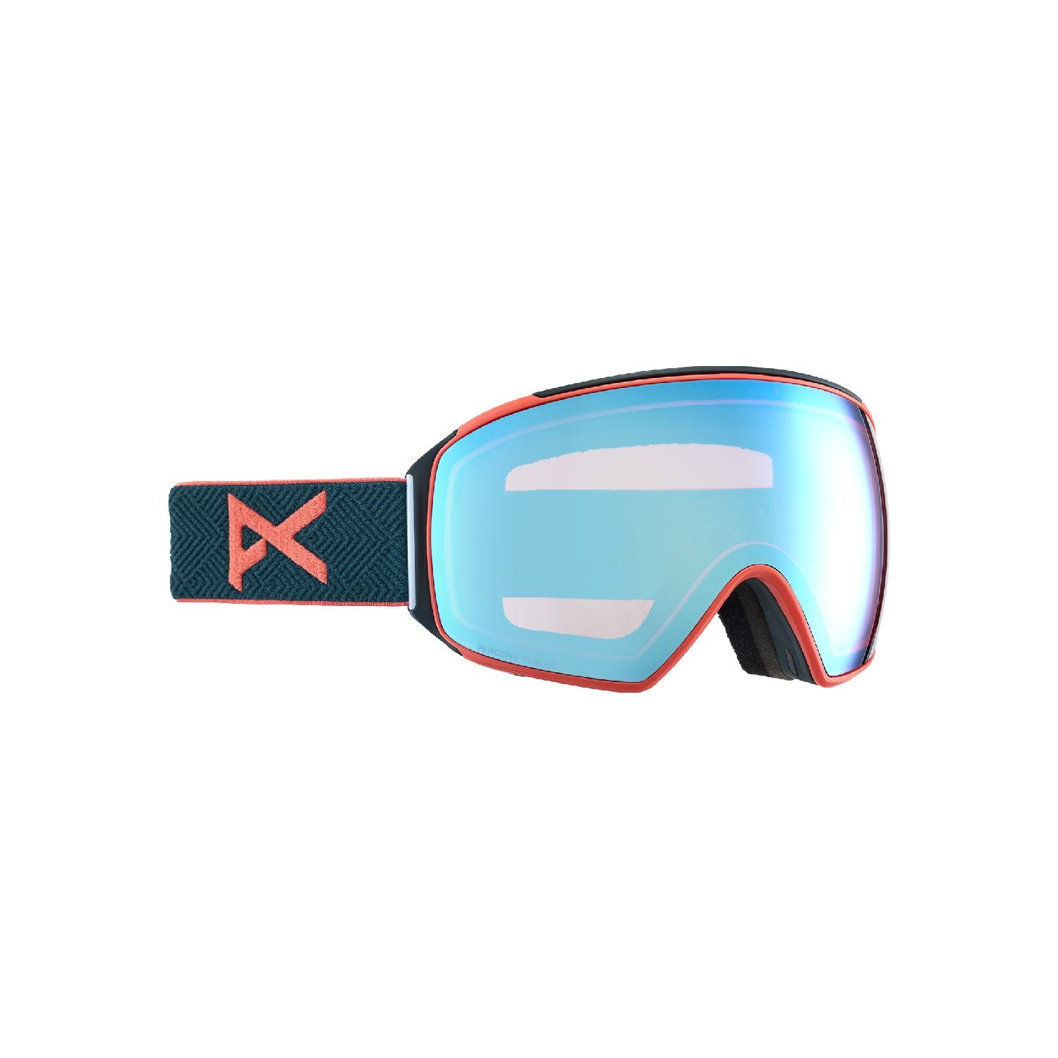 Anon M4 Toric Goggles + Bonus Lens + MFI Face Mask Deep Emerald Perceive Variable Blue - Anon Snow Goggles