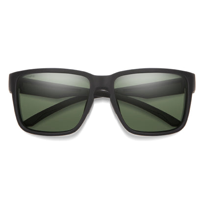 Smith Emerge Sunglasses Matte Black ChromaPop Polarized Grey Green - Smith Sunglasses