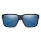 Smith Emerge Sunglasses Matte Black / ChromaPop Polarized Blue Mirror Lens Sunglasses