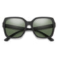 Smith Flare Sunglasses Matte Black / ChromaPop Polarized Gray Green Sunglasses