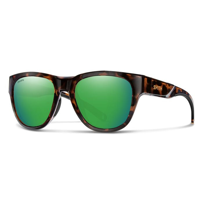 Smith Rockaway Sunglasses Sky Tortoise / ChromaPop Polarized Blue Mirror Sunglasses
