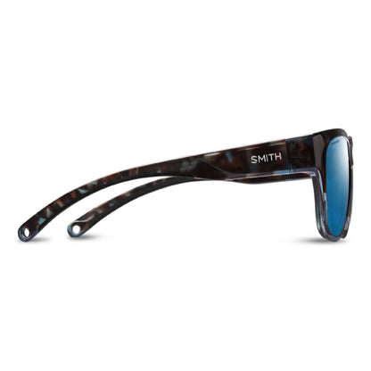 Smith Rockaway Sunglasses Sky Tortoise ChromaPop Polarized Blue Mirror - Smith Sunglasses